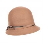 FASHION | Cappello da donna a cloche con cordino camello
