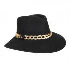 FASHION | Cappello da donna Fedora con catena oro