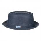 STETSON | Cappello uomo Pork Pie sostenibile Denim jeans.