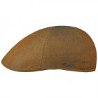 STETSON | Cappello da uomo in lino texano con un raffinato motivo a spina di pesce arancio