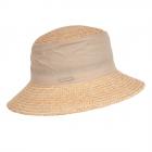 SEEBERGER | Wheat Braid Bucket with Fabric Insert naturale