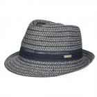 SEEBERGER | Viscosemix Braid Trilby blu scuro