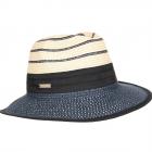 SEEBERGER | Paperbraid mix Fedora blu scuro