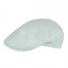 SEEBERGER | Coppola uomo  in cotone e lino unisex verde chiaro