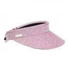 SEEBERGER | Visiera da donna in tessuto chambray bacca