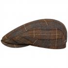 STETSON | Driver Cap Check Wool Cashmere marrone