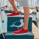 GIESSWEIN | Mocassino Merino da donna colore rosso fuoco 343 rosso fuoco