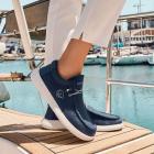 GIESSWEIN | Mocassino Merino da donna colore blu oceano 540 blu notte