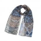 SCIARPA in MUSSOLA 90x180 cm blu