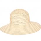 MODA | Cappello da donna in cartapaglia a tesa larga beige