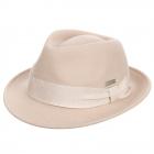 SEEBERGER | Cappello da uomo trilby in feltro di lana beige