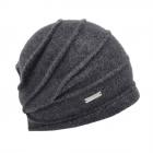 SEEBERGER | Berretto in lana cotta con zig zag antracite