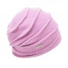 SEEBERGER | Berretto in lana cotta con zig zag rosa