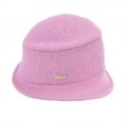 SEEBERGER | Cappello cloche da donna in lana lavorata a mano rosa