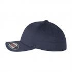 FLEXFIT | Berretto con visiera Wooly Combed blu scuro blu/blu