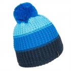 McBEANIE | cappello in maglia con pompon blu/blu