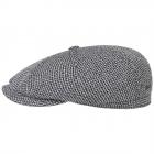 STETSON | Berretto con cursore in jersey di cotone Hatteras blu/bianco