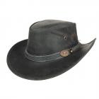 SCIPPIS | Cappello western in pelle nero