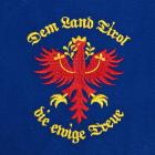 Blaue Sch�rze mit Motiv: Dem Land Tirol die ewige Treue blu