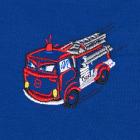 Grembiule blu per bambini con il motivo: FIRE DEPARTMENT blu