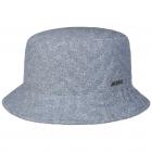 STETSON | Cappello da pescatore in cotone a spina di pesce celeste