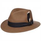 STETSON | Traveller Woolfelt Cappello uomi in feltro a tesa larga marrone medio