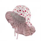 STERNTALER | Cappello da sole per bimba con protezione per il collo e lacci naturale