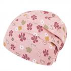 STERNTALER | Berretto morbido estivo stampato con fiori per bimbe rosa