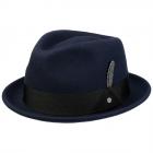 STETSON | Player Woolfelt Cappello in lana da uomo blu