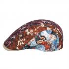 ALFONSO D'ESTE | Cappello piatto alla moda multicolore al campione