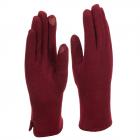 FASHION | Guanto da donna in jersey touchscreen con fodera in pile bord�