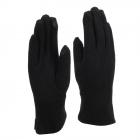 FASHION | Guanto da donna in jersey touchscreen con fodera in pile nero