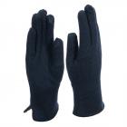 FASHION | Guanto da donna in jersey touchscreen con fodera in pile blu