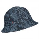 ALFONSO D'ESTE | Cappello donna in tessuto fantasia a campana al campione