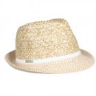 SEEBERGER | Cappello estivo Trilby da donna misto cartapesta naturale