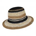 BARTS | Cappello estivo da donna realizzato all'uncinetto in colori vivaci nero
