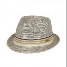 BARTS | Cappello trilby di paglia multicolore per l'estate beige