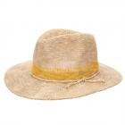 BARTS | Cappello di piume da donna lavorato a maglia in look bicolore giallo