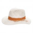 BARTS | Cappello di piume da donna lavorato a maglia in look bicolore marrone