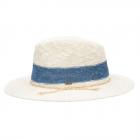BARTS | Cappello di piume da donna lavorato a maglia in look bicolore blu
