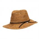 BARTS | Cappello di paglia Fedora taglia regolabile unisex marrone chiaro