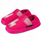 GIESSWEIN | pantofole mezza altezza Andau da bambina in cotone motivo alpaca lampone