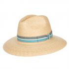 HUTTER | Cappello da donna Fedora Premium Raffia Mare naturale