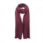 FASHION | Sciarpa monocolore in misto cashmere 25 x 180 cm bord�