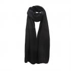 FASHION | Sciarpa monocolore in misto cashmere 25 x 180 cm nero