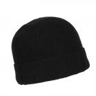 FASHION | Cappello in maglia con risvolto in misto cashmere nero