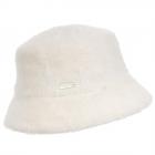 SEEBERGER | Cappello Cloche in angora da donna bianco naturale