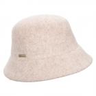 SEEBERGER | Cloche da donna in lana cotta beige