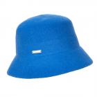 SEEBERGER | Cloche da donna in lana cotta blu royal