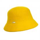 SEEBERGER | Cloche da donna in lana cotta giallo chiaro